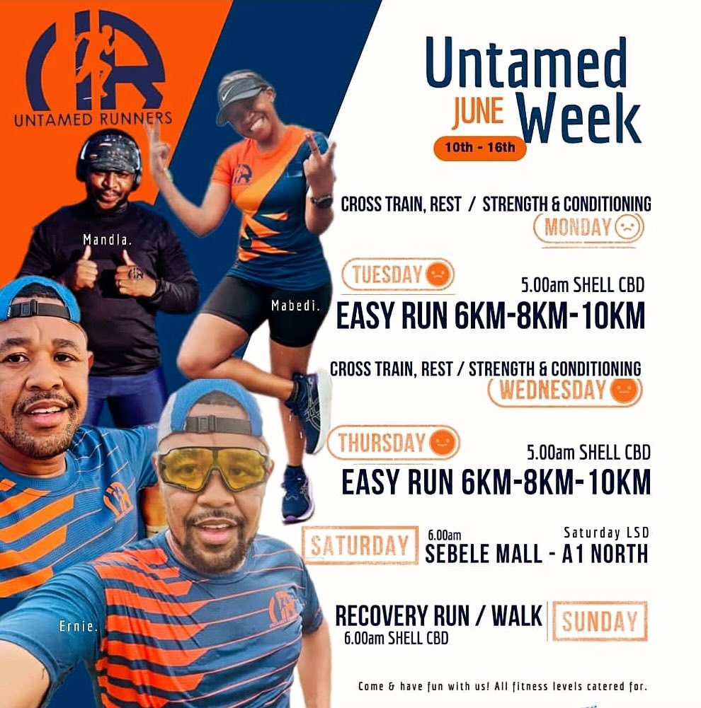 Untamed Runners Saturday Long Slow Day